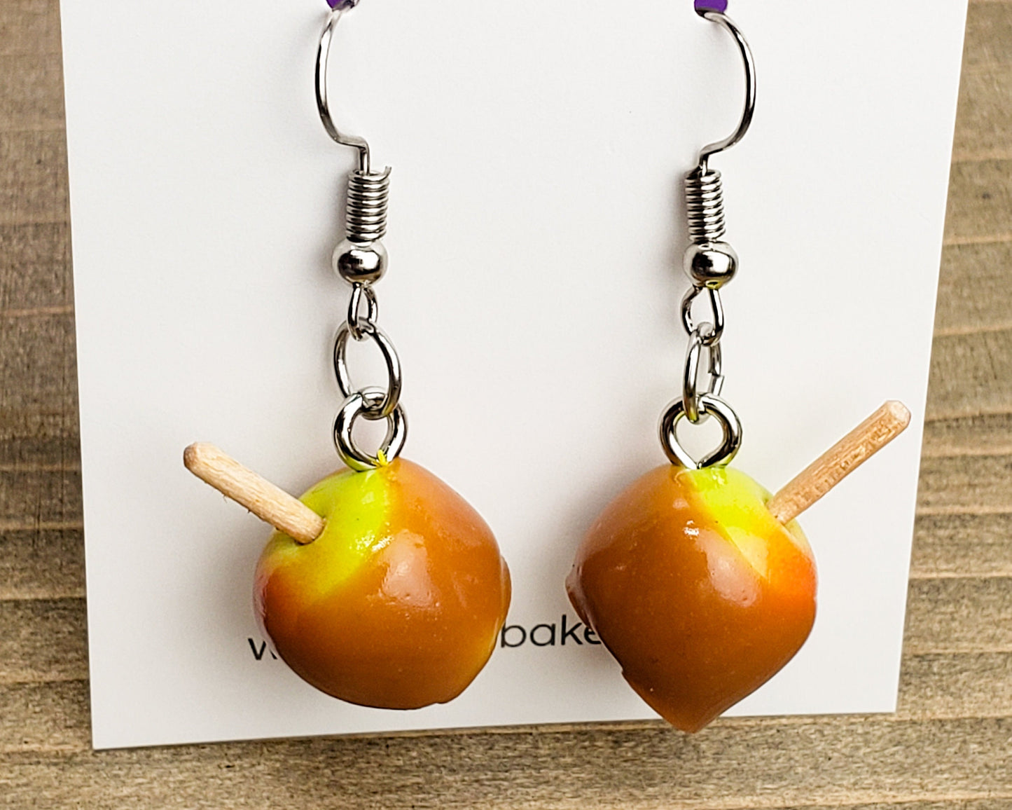Caramel Apple Earrings