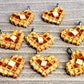 Heart Waffle Earrings