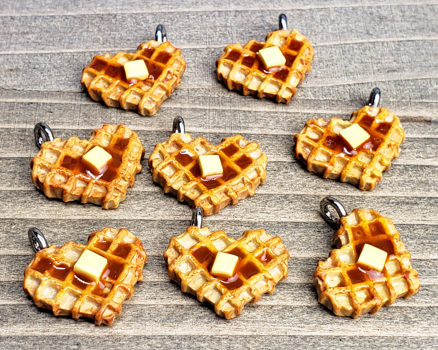 Heart Waffle Earrings