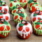 Red and White Poisoned Apple Charm