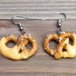 Cheese Dipped Pretzel Earrings