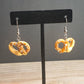 Cheese Dipped Pretzel Earrings