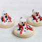 Melting Snowman Sugar Cookie Charm