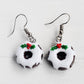 Christmas Chocolate Bundt Cake Earrings