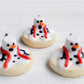Melting Snowman Sugar Cookie Charm