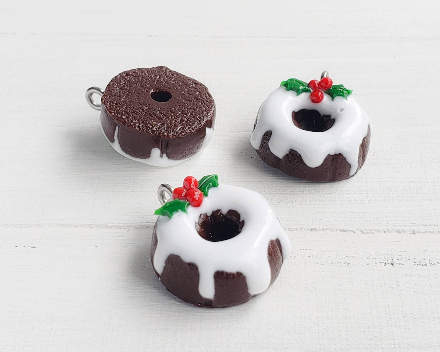 Christmas Chocolate Bundt Cake Charm