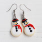 Snowman Sugar Cookie Earrings