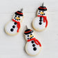 Snowman Sugar Cookie Earrings