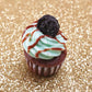 Mint Chocolate Cookie Cupcake Charm