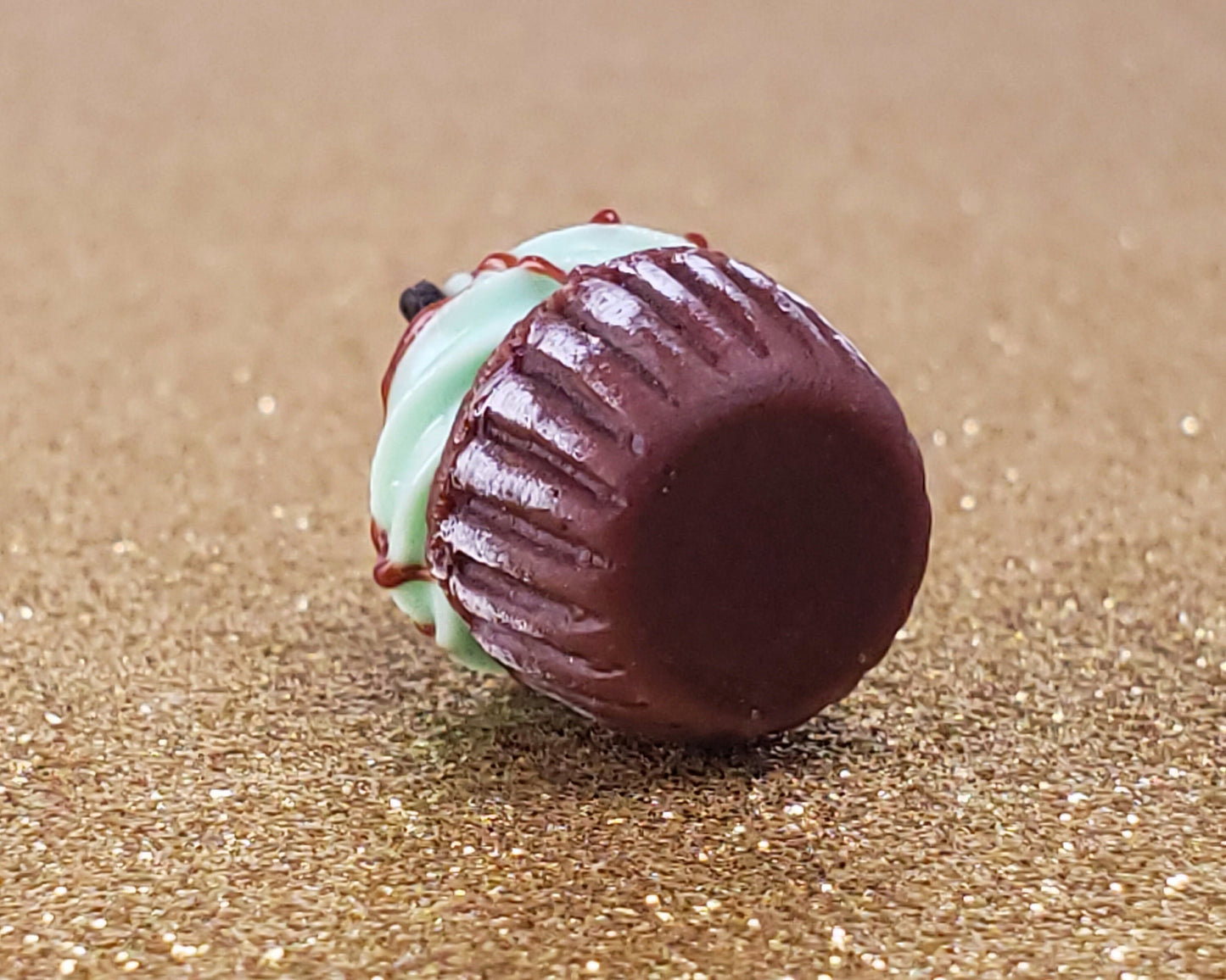 Mint Chocolate Cookie Cupcake Charm