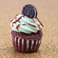 Mint Chocolate Cookie Cupcake Charm