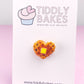 Heart Waffle Pin