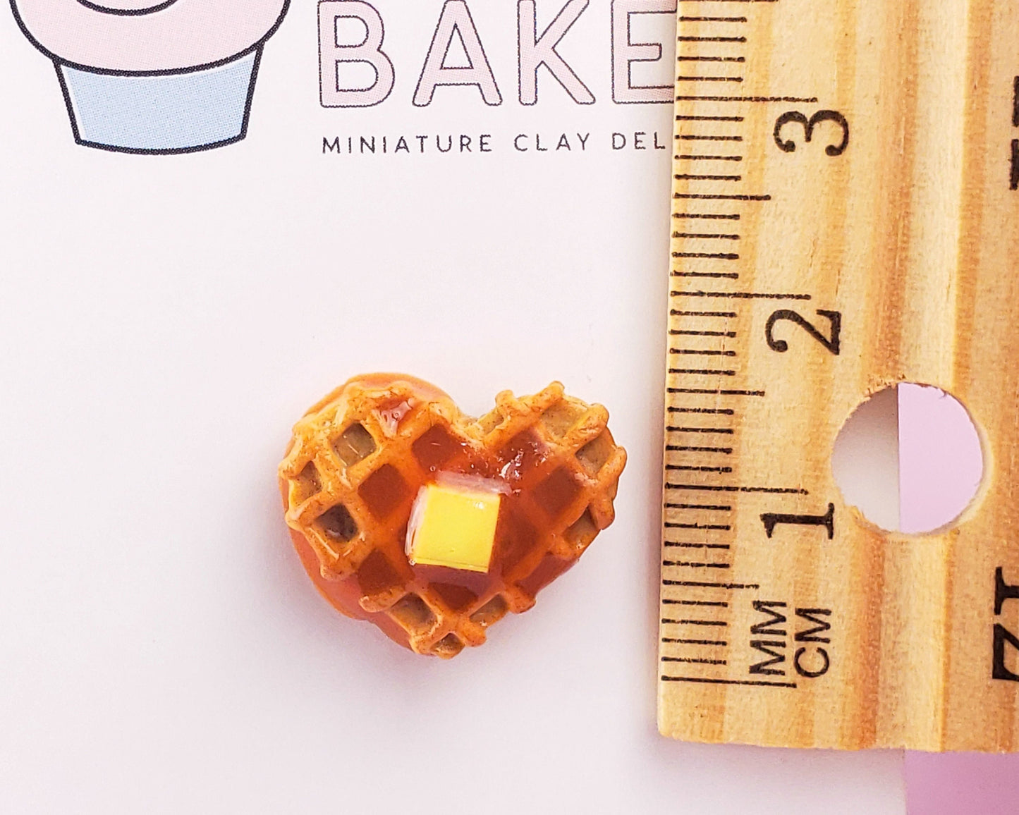 Heart Waffle Pin