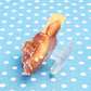 Cheese Dipped Pretzel Shoe Charm