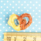 Cheese Dipped Pretzel Shoe Charm