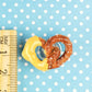 Cheese Dipped Pretzel Shoe Charm