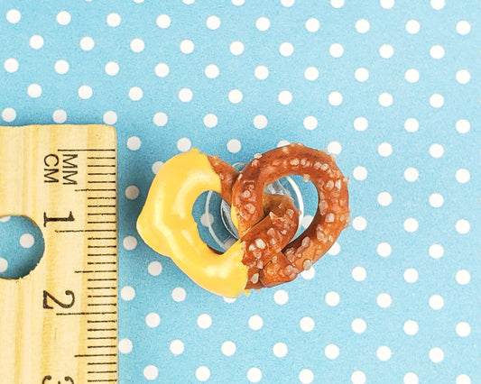 Cheese Dipped Pretzel Shoe Charm