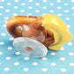 Cheese Dipped Pretzel Shoe Charm