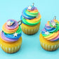 Rainbow Star Cupcake Charm