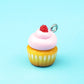 Raspberry Cupcake Charm