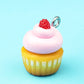 Raspberry Cupcake Charm